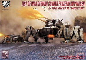 Modelcollect UA72159 Fist of War German Sonder PanzerKamfpWagen E-100 ausf.k &amp;quot;Wotan&amp;quot; 1/72