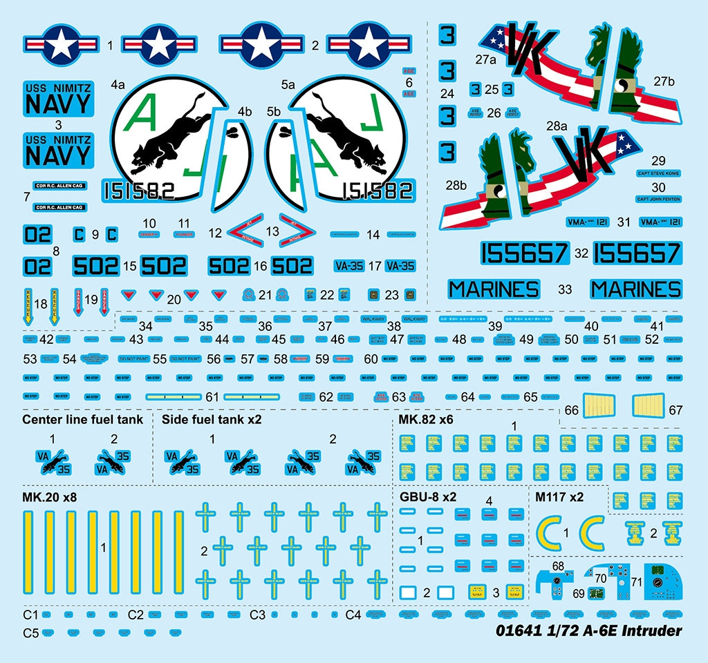 Trumpeter 01641 A-6 E Intruder 1/72 – zdjęcie 6
