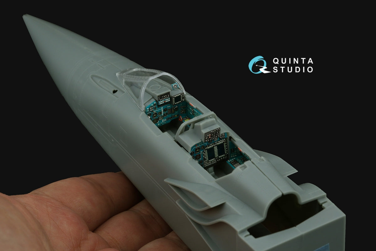 Quinta Studio QDS-48505 MiG-31BM 3D-Printed &amp;amp; coloured Interior on decal paper (Hobby Boss) (Small version) 1/48 – immagine 9