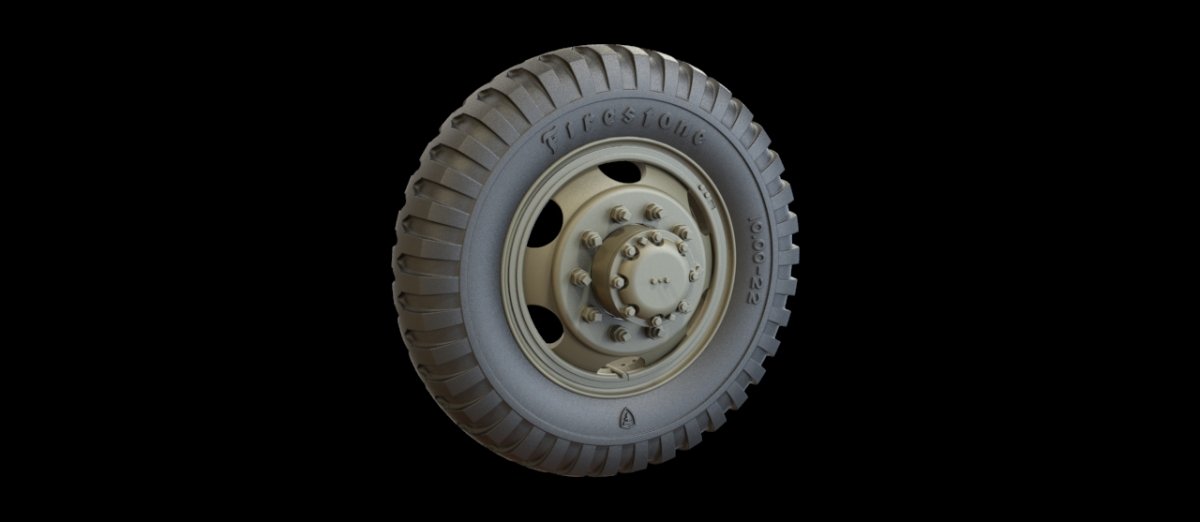 Panzer Art RE35-373 White 666 Road Wheels (Firestone) 1/35 – image 2