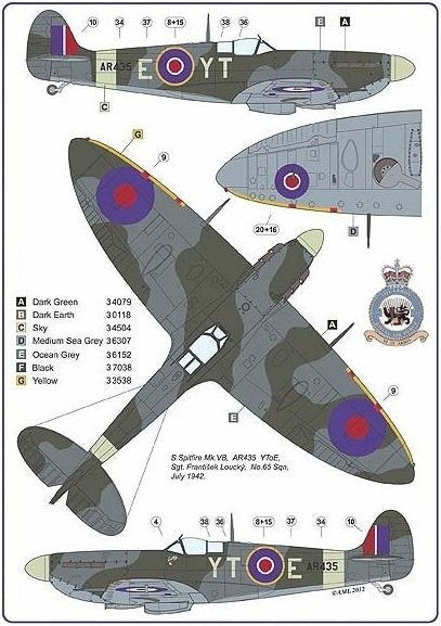 AML D32004 Czechoslovak commanders in the Spitfire 1/32 – immagine 6