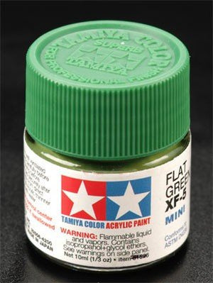 Tamiya XF5 Flat Green (81705) Acrylic paint 10ml – zdjęcie 2