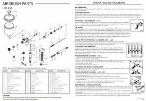 Sparmax GP-850 Spray Gun - 0.5 mm Nozzle – zdjęcie 2