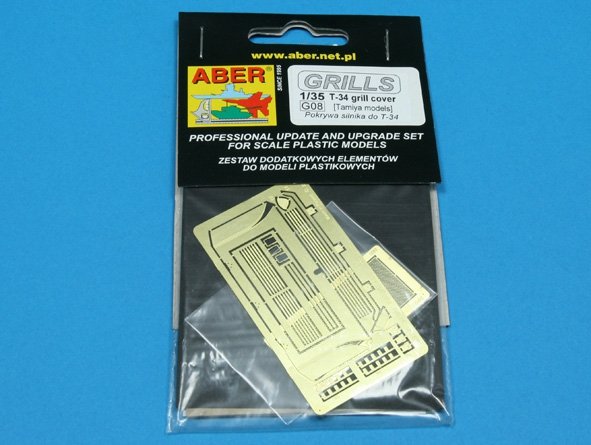 Aber 35G08 Grille covers for russian tank T-34 1/35 – zdjęcie 4