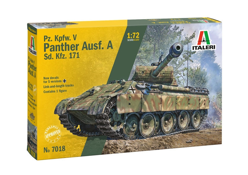 Italeri 7018 Sd.Kfz. 171 Pz.Kpfw. V Panther Ausf. A 1/72 – zdjęcie 2