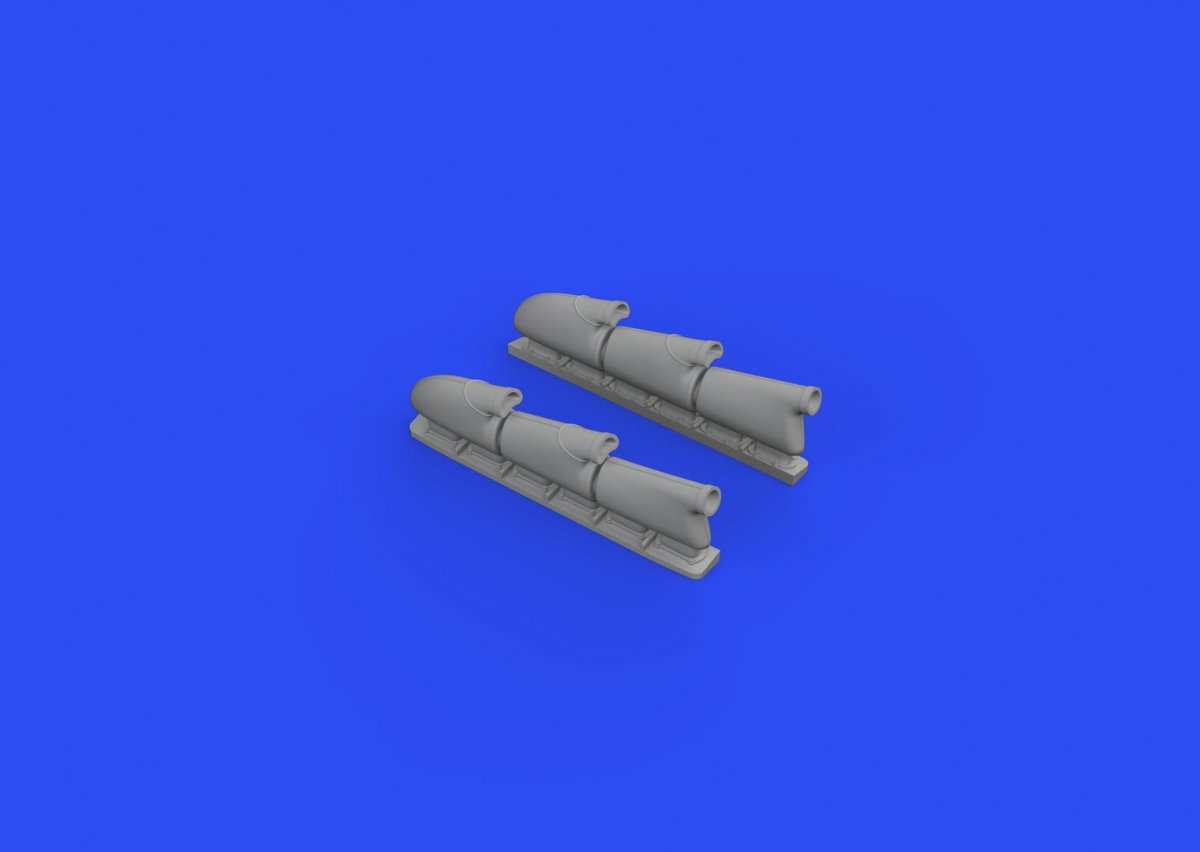 Eduard 648667 Spitfire Mk.V three-stacks exhausts rounded EDUARD 1/48 – image 3