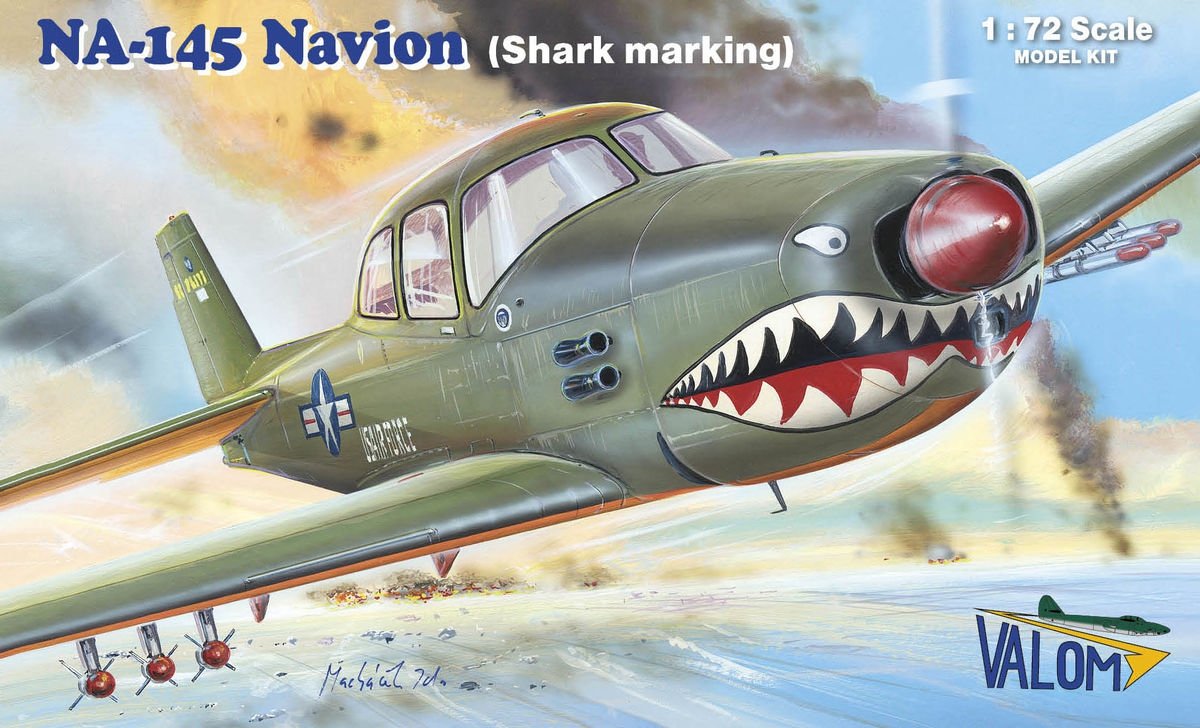 Valom 72135 North-American NA-145 Navion "Shark markings" 1/72