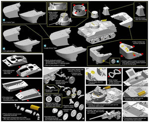 Dragon 6712 IJN Type 2 (Ka-Mi) Amphibious Tank 1/35 – zdjęcie 4