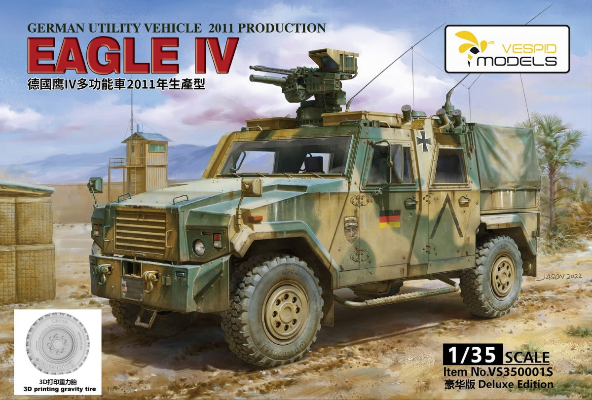 Vespid Models VS350001S German Utility Vehicle 2011 Production Eagle IV (DELUX EDITION) 1/35