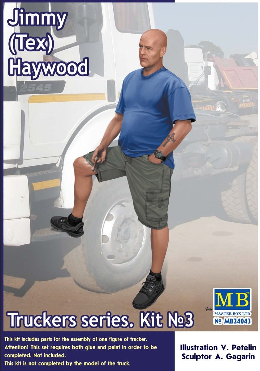 Master Box 24043 Truckers Series: Jimmy Tex Haywood 1/24