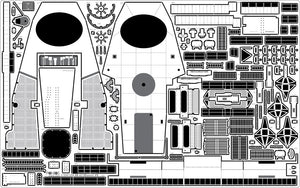 Pontos 23003F1 USS BB-63 Missouri 1945 Detail Up Set (20B Deck Blue stained wooden deck) 1/200 – image 16