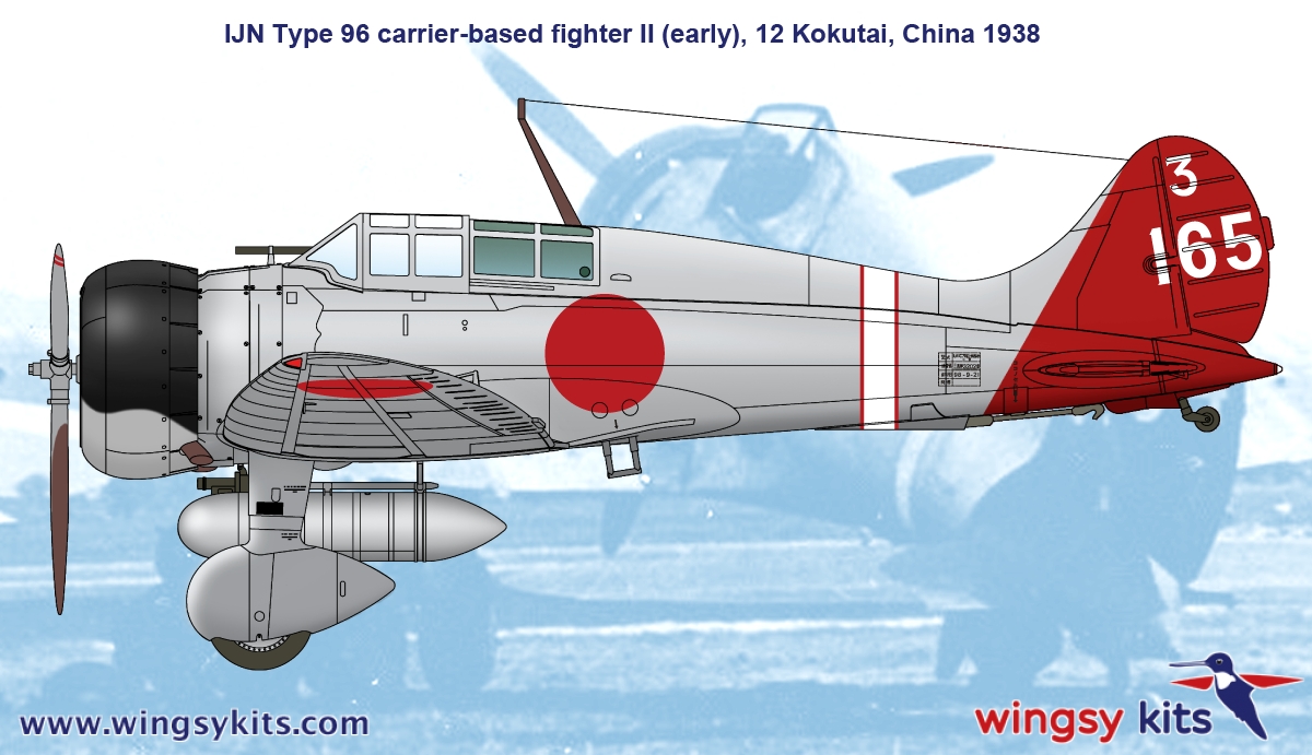 Wingsy Kits D5-03 IJN Type 96 carrier-based fighter II A5M2b “Claude” (early) 1/48 – zdjęcie 14