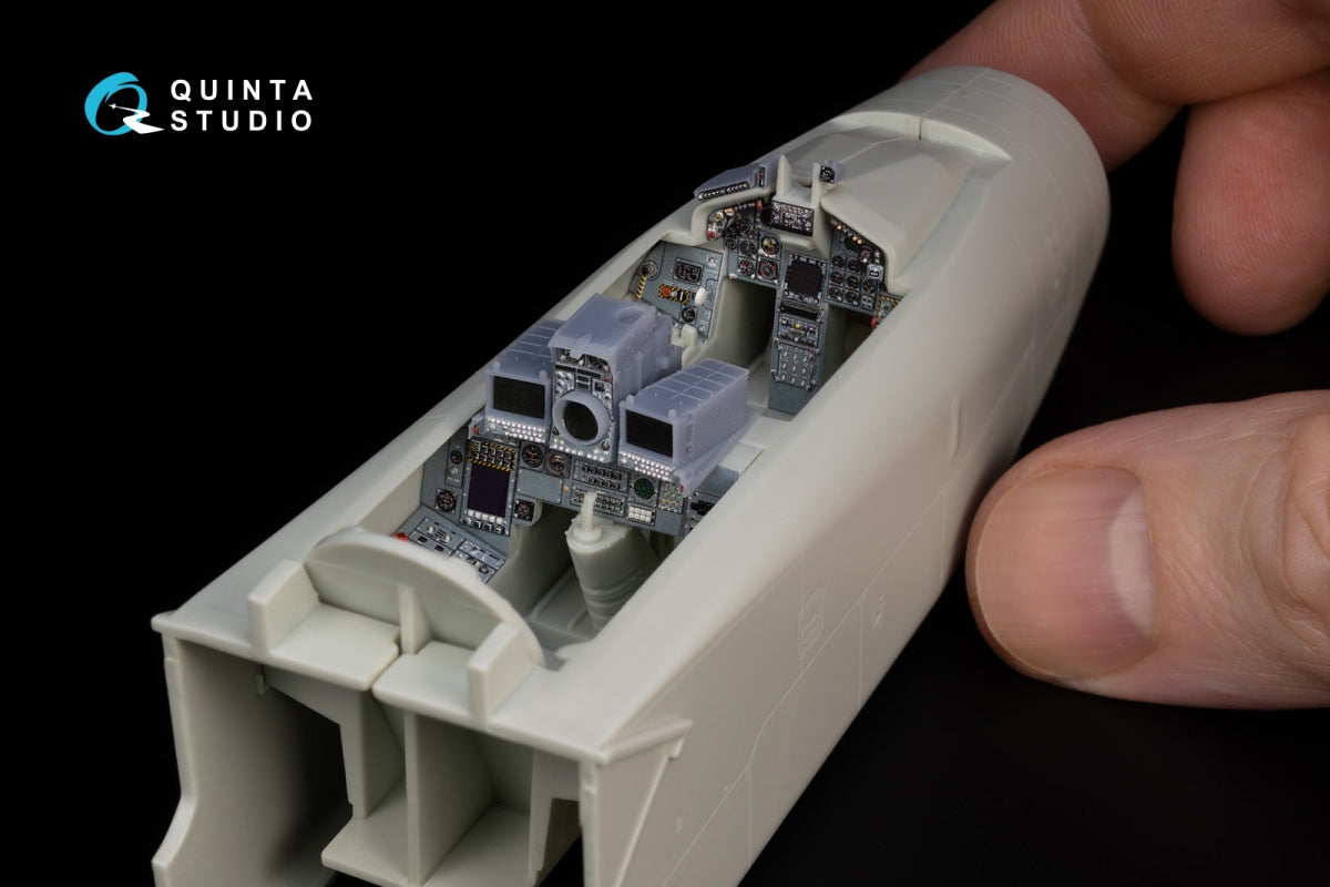 Quinta Studio QDS+48264 Tornado ECR Italian 3D-Printed coloured Interior on decal paper (Revell) (small version) (with 3D-printed resin parts) 1/48 – zdjęcie 17