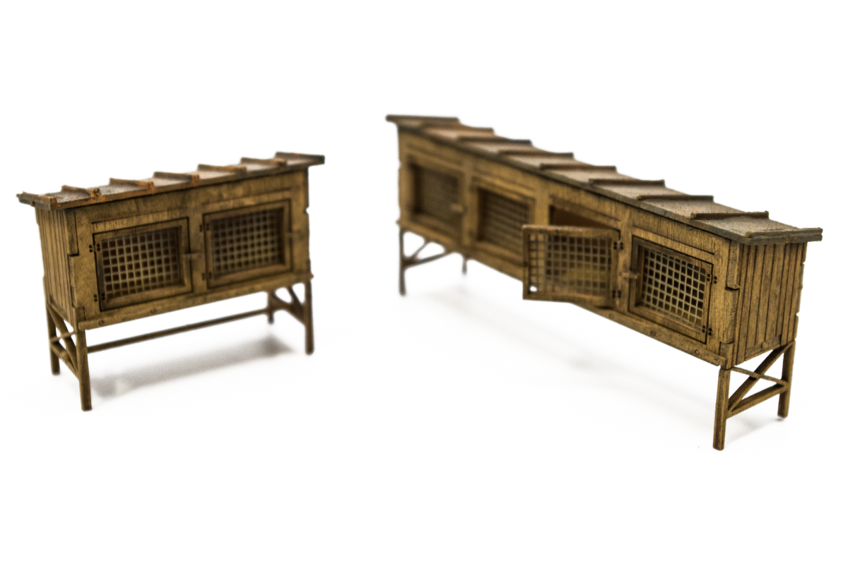 RT-Diorama 35596 Rabbit hutch (2 pieces) 1/35 – zdjęcie 2