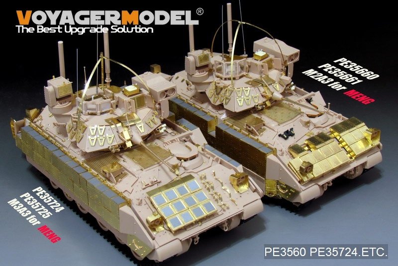 Voyager Model PE35724 Modern US Army M3A3 BRADLEY w/BUSK III IFV Basic B ver include Gun barrel (For MENG SS-006) 1/35 – zdjęcie 6