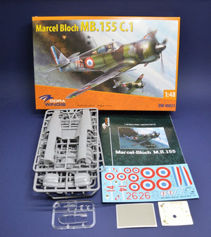Dora Wings 48021 Marcel-Bloch MB.155С 1/48 – zdjęcie 3