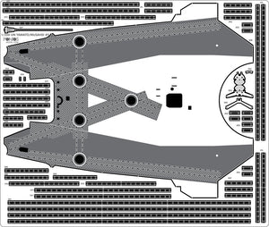 Pontos 37025FN IJN Musashi 1944 Detail up set Advanced Hinoki Tone Deck 1/350 – zdjęcie 14