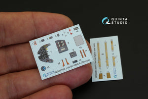 Quinta Studio QD48103 Bf 109G-6 3D-Printed &amp;amp; coloured Interior on decal paper (for Tamiya kit) 1/48 – zdjęcie 4