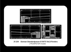 Aber 35234 German Standardpanzer E-75/50 - vol. 2 - additional set - fenders 1/35 – image 4