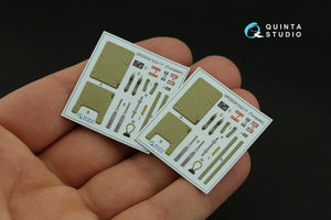 Quinta Studio QD32123 F/A-18F early 3D-Printed &amp;amp; coloured Interior on decal paper (Trumpeter) 1/32 – zdjęcie 3