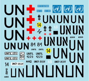 Star Decals 35-905 Peacekeepers in the Middle East 1 1/35 – image 3