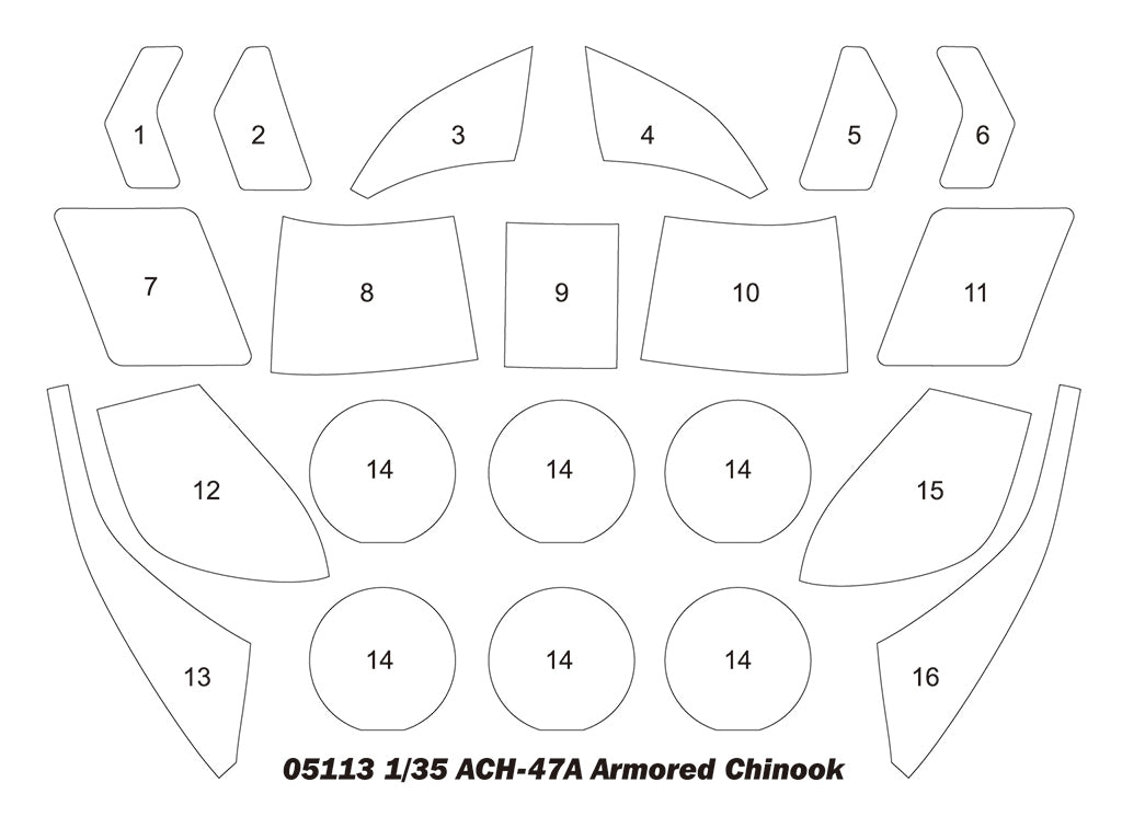 Trumpeter 05113 ACH-47A Armored Chinook 1/35 – image 3
