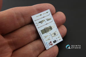 Quinta Studio QD48056 Su-17M4/22M4 3D-Printed coloured Interior on decal paper (for KittyHawk kit) 1/48 – zdjęcie 2