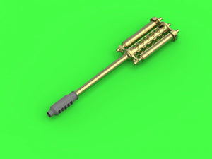 Master AM-48-125 AH-64 Apache - M230 Chain Gun barrel (30mm), Pitot Tubes and tail antenna (resin, PE and turned parts) 1/48 – zdjęcie 2