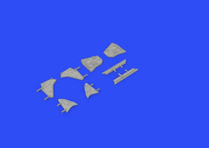 Eduard 648594 MiG-19 wheel well doors 1/48 EDUARD, TRUMPETER – zdjęcie 2