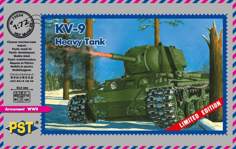 PST 72034 KV-9 Heavy tank 1/72
