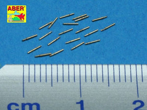 Aber 350L-26 Set of 20 pcs 12,7 mm (0.5in) Browning barrels for US Navy ships 1/350 – Bild 2