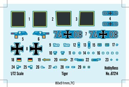 Hobby Boss 87214 Tiger UHT (German) 1/72 – image 6