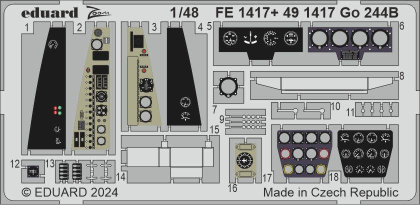 Eduard BIG49404 Go 244B ICM 1/48 – zdjęcie 8