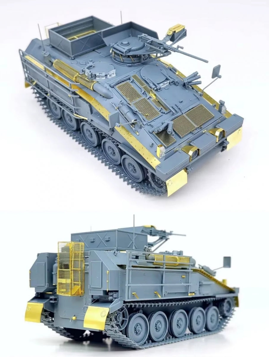 Gecko Models 35GM0056 Ukrainian FV103 CVR(T) Spartan APC with- HMG Gun Turret (Russian-Ukraine War) 1/35