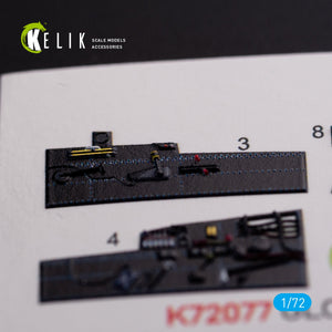 KELIK K72077 Gloster Meteor F.8 interior 3D decals for Airfix kit 1/72 – zdjęcie 6