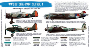 Hataka BS107 WW2 Dutch AF Paint Set Vol. 1 set 6x17 ml – zdjęcie 3