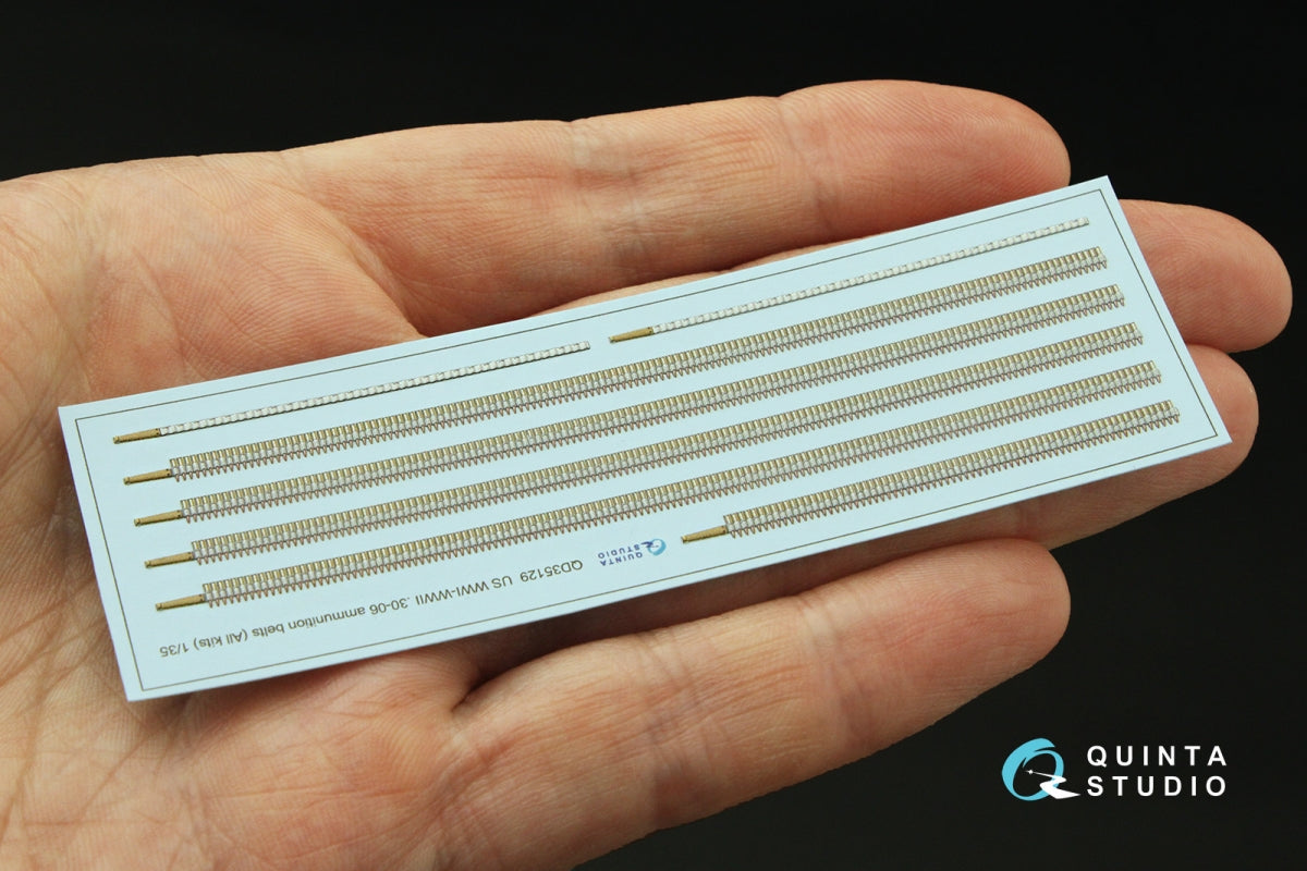 Quinta Studio QD35129 US WWI-WWII .03-06 ammunition belts (All kits) 1/35 – zdjęcie 4