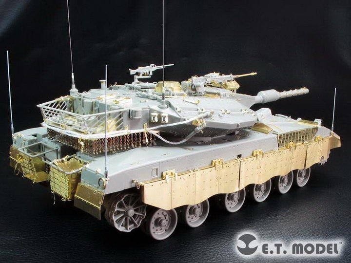 E.T. Model E35-246 Israeli Merkava Mk.3D Late LIC MBT (For MENG TS-025) 1/35 – zdjęcie 7