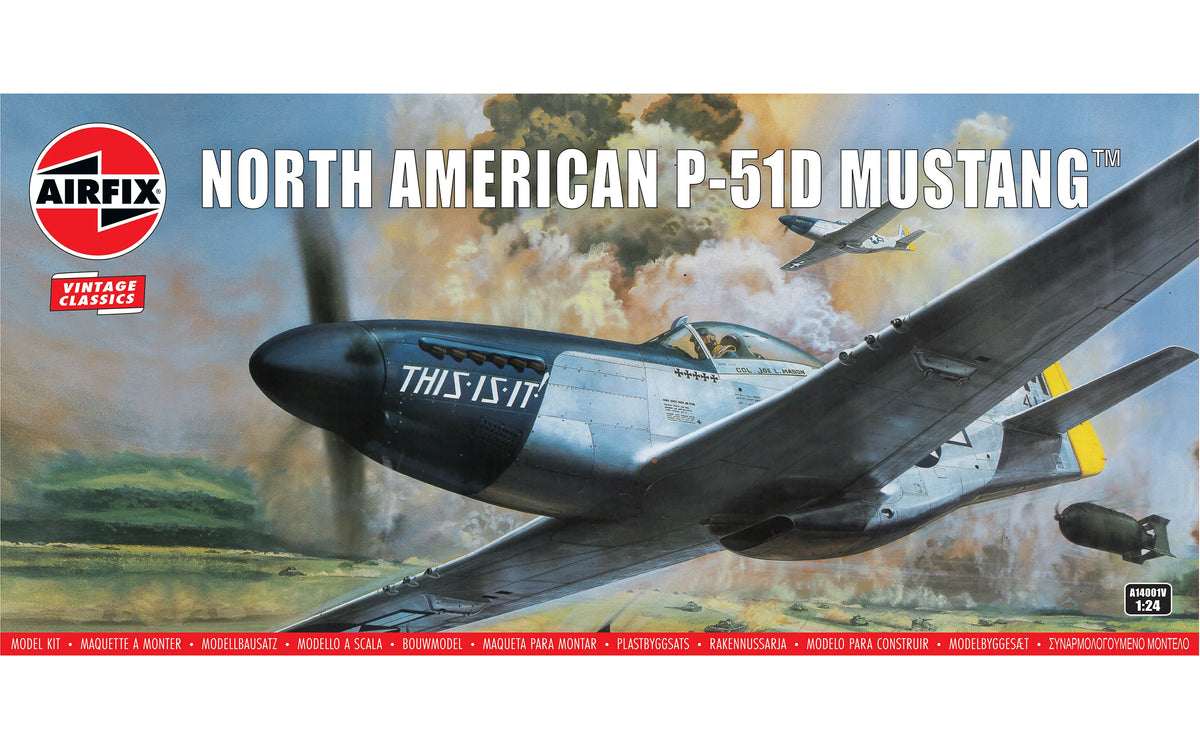 AIRFIX 14001V North American P-51D Mustang 1/24