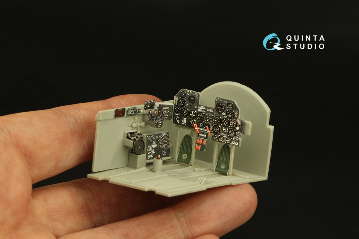 Quinta Studio QD32187 P-47D Thunderbolt Bubbletop (Late) 3D-Printed coloured Interior on decal paper (Trumpeter) 1/32 – zdjęcie 9