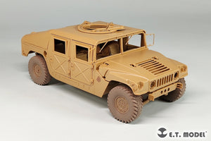 E.T. Model P35-168 Modern USA M1024/M1046 Humvee Sagged Wheels 1/35 – zdjęcie 8