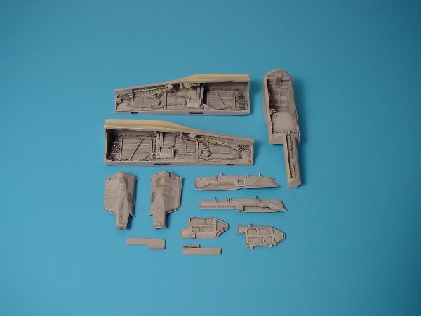 Aires 4188 MIG-29A Fulcrum, baie de train d'atterrissage, échelle 1/48, Academy