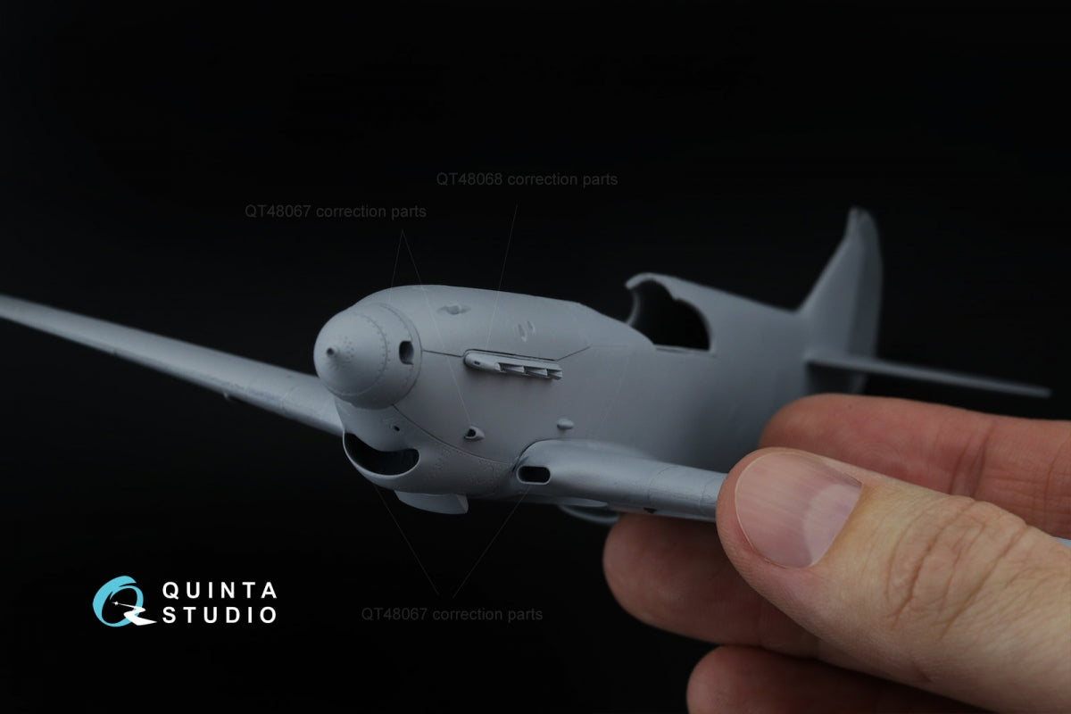 Quinta Studio QT48067 LaGG-3 series 66 Radiators cowls and spinner (Zvezda) 1/48 – imagen 4