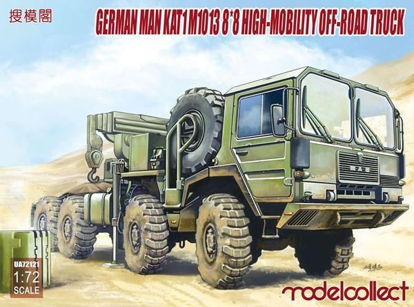 Modelcollect UA72121 German MAN KAT1 M1013 8 8 High-Mobility Off-Road Truck 1/72