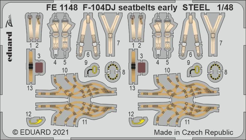 Eduard BIG49282 F-104DJ KINETIC 1/48 – zdjęcie 4