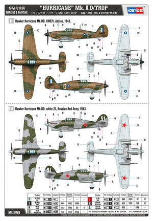 Hobby Boss 81780 HURRICANE Mk.ⅡD/TROP 1/48 – zdjęcie 4