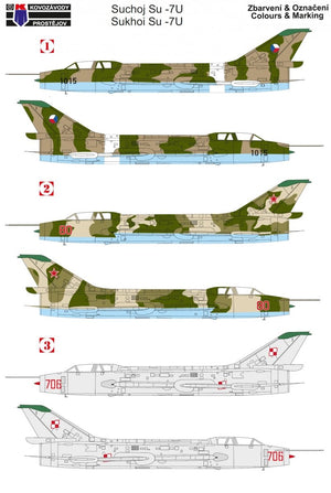 Kovozavody Prostejov KPM4821 Su-7UMK „Warsaw Pact“ 1/48 – zdjęcie 2