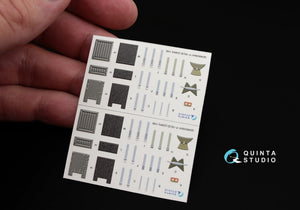 Quinta Studio QD48041 F-15D 3D-Printed &amp;amp; coloured Interior on decal paper (for GWH kit) 1/48 – Bild 7