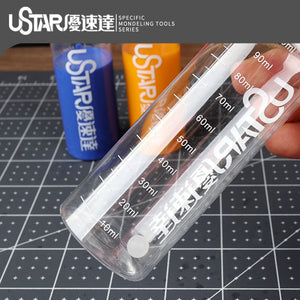 U-Star UA-91005 Paint Mixing Bottle 100 ml (6 pcs) / Butelka do mieszania farb 100 ml (6 szt.) – zdjęcie 2