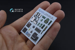 Quinta Studio QD35022 KAMAZ K-4386 Typhoon VDV family 3D-Printed &amp;amp; coloured Interior on decal paper (for RPG-model kit) 1/35 – zdjęcie 3